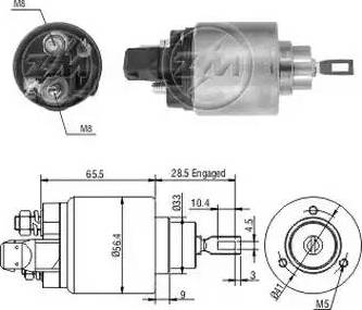 ERA 227136 - Магнитен превключвател, стартер vvparts.bg