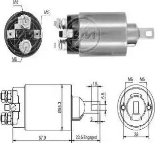 ERA 227851 - Магнитен превключвател, стартер vvparts.bg