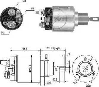 ERA 227871 - Магнитен превключвател, стартер vvparts.bg