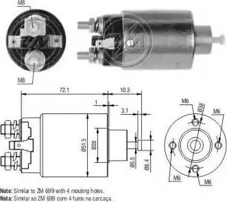 ERA 227 348 - Магнитен превключвател, стартер vvparts.bg