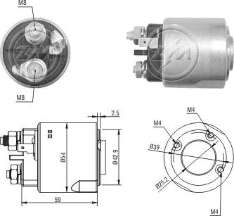 ERA 227318 - Магнитен превключвател, стартер vvparts.bg