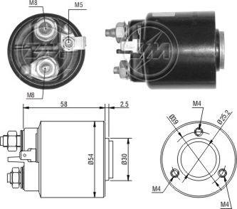 ERA 227384 - Магнитен превключвател, стартер vvparts.bg