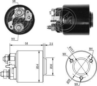 ERA 227383 - Магнитен превключвател, стартер vvparts.bg