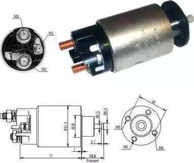 ERA 227291 - Магнитен превключвател, стартер vvparts.bg