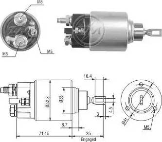 ERA 227266 - Магнитен превключвател, стартер vvparts.bg