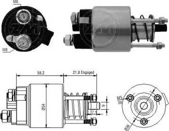 ERA 227285 - Магнитен превключвател, стартер vvparts.bg