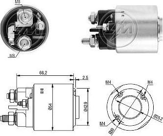 ERA 227233 - Магнитен превключвател, стартер vvparts.bg