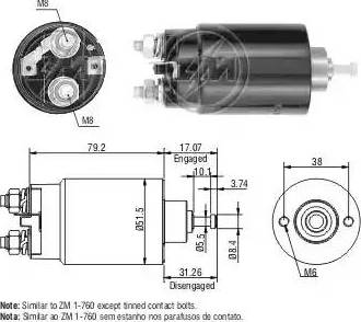 ERA 227743 - Магнитен превключвател, стартер vvparts.bg