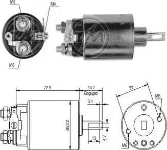 ERA 227769 - Магнитен превключвател, стартер vvparts.bg