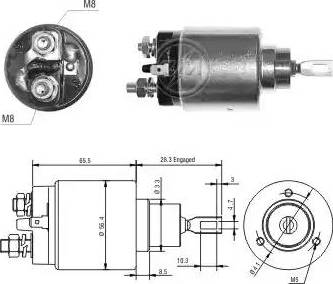 ERA 227762 - Магнитен превключвател, стартер vvparts.bg