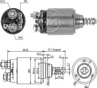 ERA 227710 - Магнитен превключвател, стартер vvparts.bg