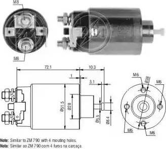 ERA 227778 - Магнитен превключвател, стартер vvparts.bg