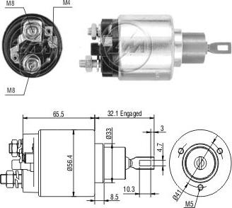 ERA ZM971 - Магнитен превключвател, стартер vvparts.bg