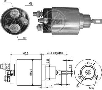 ERA ZM977 - Магнитен превключвател, стартер vvparts.bg