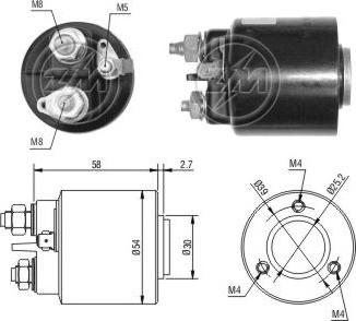 ERA ZM599 - Магнитен превключвател, стартер vvparts.bg