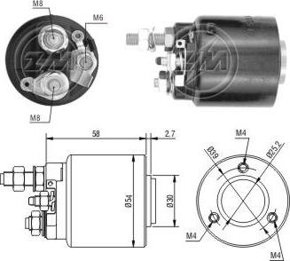 ERA ZM590 - Магнитен превключвател, стартер vvparts.bg