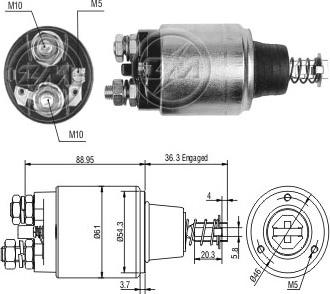 ERA ZM548 - Магнитен превключвател, стартер vvparts.bg