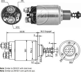 ERA ZM531 - Магнитен превключвател, стартер vvparts.bg