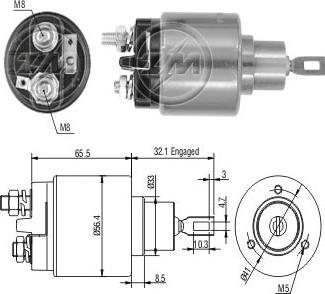 ERA ZM575C - Магнитен превключвател, стартер vvparts.bg