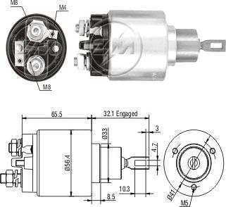 ERA ZM578 - Магнитен превключвател, стартер vvparts.bg