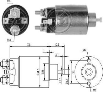 ERA ZM699 - Магнитен превключвател, стартер vvparts.bg