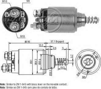 ERA ZM649 - Магнитен превключвател, стартер vvparts.bg