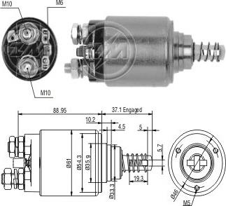 ERA ZM644 - Магнитен превключвател, стартер vvparts.bg