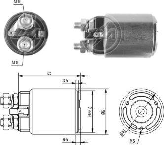 ERA ZM656 - Магнитен превключвател, стартер vvparts.bg