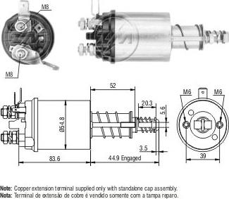 ERA ZM613 - Магнитен превключвател, стартер vvparts.bg