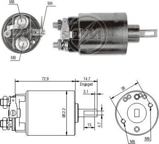 ERA ZM685 - Магнитен превключвател, стартер vvparts.bg