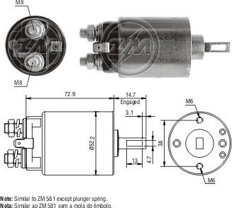 ERA ZM680 - Магнитен превключвател, стартер vvparts.bg