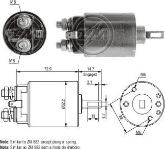 ERA ZM681 - Магнитен превключвател, стартер vvparts.bg