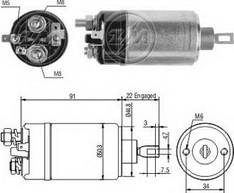 ERA ZM623 - Магнитен превключвател, стартер vvparts.bg