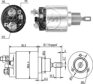 ERA ZM674 - Магнитен превключвател, стартер vvparts.bg