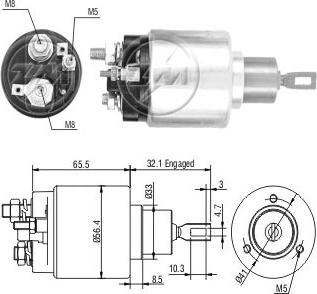 ERA ZM675 - Магнитен превключвател, стартер vvparts.bg