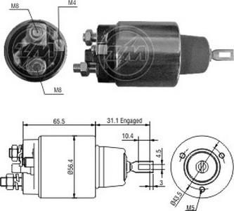 ERA ZM1975 - Магнитен превключвател, стартер vvparts.bg