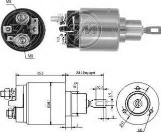 ERA ZM1573 - Магнитен превключвател, стартер vvparts.bg