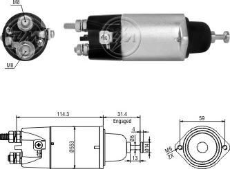 ERA ZM1898 - Магнитен превключвател, стартер vvparts.bg