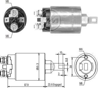 ERA ZM896 - Магнитен превключвател, стартер vvparts.bg