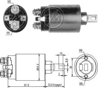 ERA ZM891 - Магнитен превключвател, стартер vvparts.bg