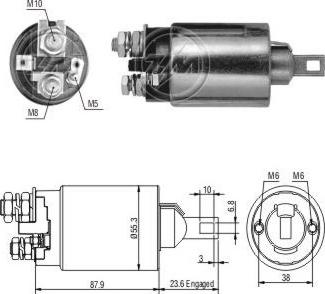 ERA ZM892 - Магнитен превключвател, стартер vvparts.bg