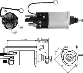 ERA ZM841 - Магнитен превключвател, стартер vvparts.bg