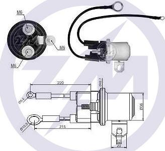 ERA ZM3428 - Магнитен превключвател, стартер vvparts.bg