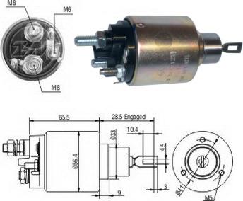 ERA ZM3479 - Магнитен превключвател, стартер vvparts.bg