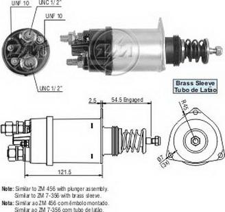 ERA ZM356 - Магнитен превключвател, стартер vvparts.bg