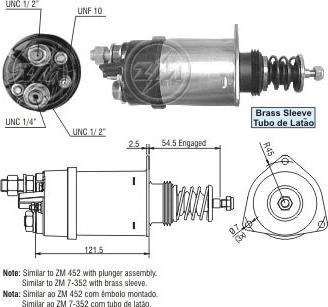 ERA ZM352 - Магнитен превключвател, стартер vvparts.bg