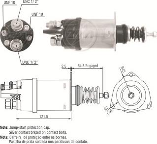 ERA ZM362 - Магнитен превключвател, стартер vvparts.bg