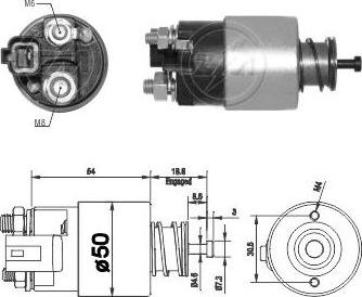 ERA ZM2995 - Магнитен превключвател, стартер vvparts.bg