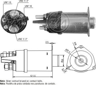 ERA ZM2461 - Магнитен превключвател, стартер vvparts.bg