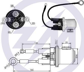 ERA ZM2408 - Магнитен превключвател, стартер vvparts.bg